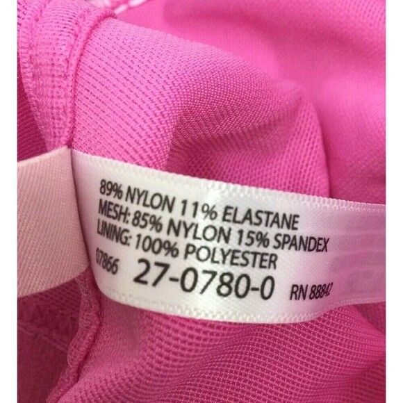 Comfort Choice Floral Front-Close Comfort Wireless Bralette Bra Pink Size 38B - Picture 9 of 11